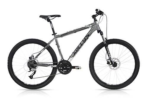 Mountain Bike : Kellys Viper 50 26" MTB Hardtail, Gray 15.5" White