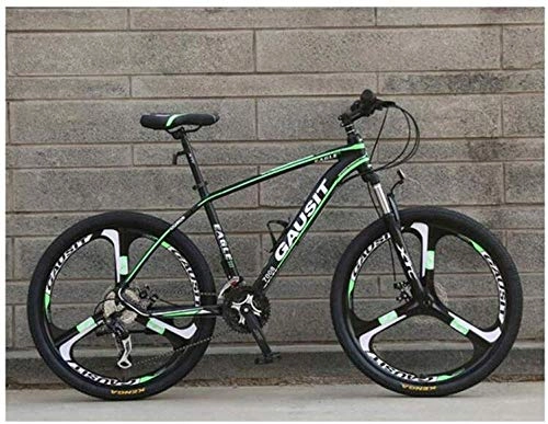 Mountain Bike : Kids' Bikes Dual Suspension Mountain Bikes Dual Suspension Hard Mountain Bikes Aluminum Alloy Freestyle City Road Bicycle (Color : Green Size : 27 speed)-24_speed_Blue