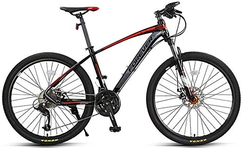 Mountain Bike : KKKLLL Mountain Bike Bicycle Speed Men's Adult Off-Road Racing Double Shock Disc Brakes Aluminum Alloy Adult 26 Inch