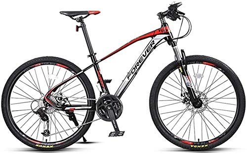 Mountain Bike : KKKLLL Mountain Bike Shifting with Off-Road Aluminum Double Shock Absorber Male Adult 30 Speed