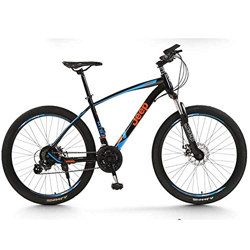 Mountain Bike : KKLTDI Mountain Bikes, Unisex 24 Speed Shock Dual Disc Brakes Adult Bicycle, Luxury Road Bicycles Fat Tire Aluminum Frame D 24inch(155-175cm)