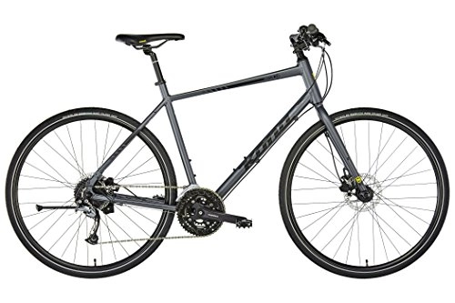 Mountain Bike : Kona Dew Plus Hybrid Bike grey Frame Size 46cm 2018 hybrid bike men