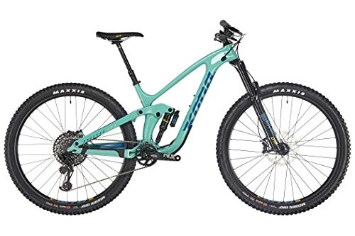Mountain Bike : Kona Process 153 CR MTB Full Suspension 29" turquoise Frame Size M | 40, 6cm 2019 Full suspension enduro bike