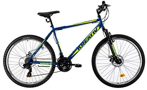 Mountain Bike : Kreativ K 2605 26 Inch 46 cm Boys 21SP Disc Brake Blue