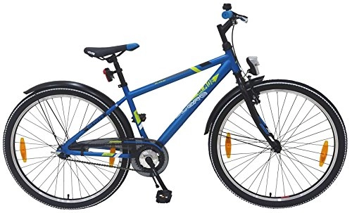 Mountain Bike : Kubbinga Volare Blade MTB Tourney TZ 18 Speed Boy Bike, Blue, 24-Inch