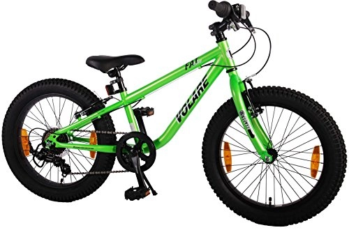 Mountain Bike : Kubbinga Volare Fat Bike Boy, Satin Green, 20-Inch