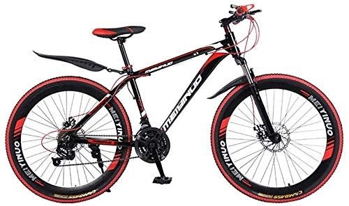 Mountain Bike : LAMTON 26-Inch Mountain Bike Bicycle Adult Atvs for Children Cycling To School Outing Speed Mountain Bike 21 / 24 / 27, Black, 27 speed