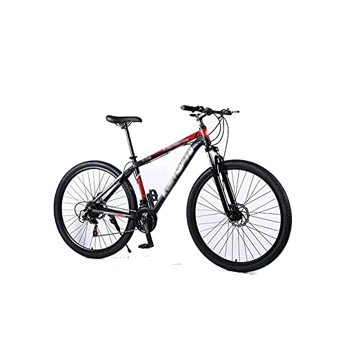 Mountain Bike : LANAZU Adult 29-inch Mountain Bike, Ultra-light Aluminum Alloy Bike, Double Disc Brakes, Suitable for Outdoor Sports
