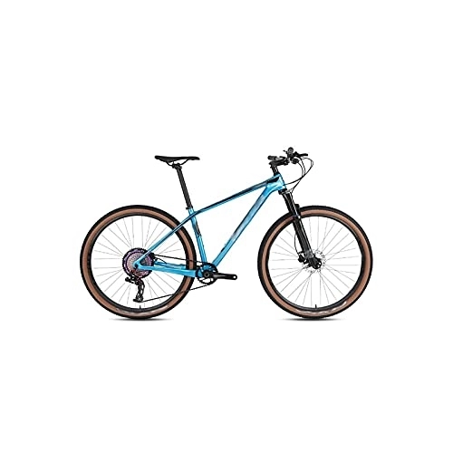Mountain Bike : LANAZU Men's Bicycle, 2.0 Carbon Fiber Off-Road Mountain Bike, 29 Inch Transmission Off-Road Bike, Suitable for Mobility, Adventure (E 29 x19 inch)
