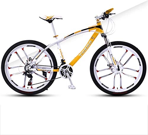 Mountain Bike : LBYLYH 26Inch Mountain Bike, Variable Speed Cushioning, Off-Road Double Disc Brake For Boys Bicycle Students, B3, 24