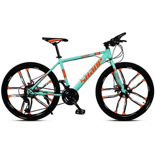 Mountain Bike : LC2019 26 Inch Adult Mountain Bike Gearshift Bicycle, Hardtail Mountain Bike With Adjustable Seat Carbon Steel And 10 Cutter (Color : 24-stage shift, Size : 26inches)