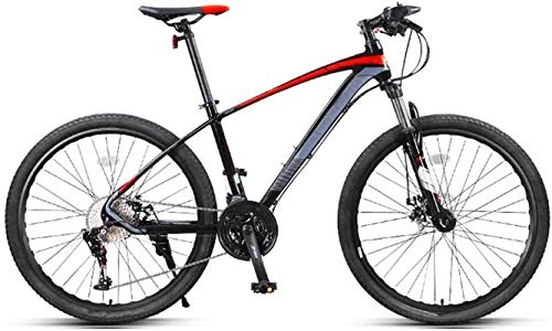 Mountain Bike : Leifeng Tower High-speed Mountain Bikes Bicycle Full Suspension MTB for Men / Women, Front Suspension, 33-Speed, 27.5-Inch Wheels, Mechanical Disc Brakes