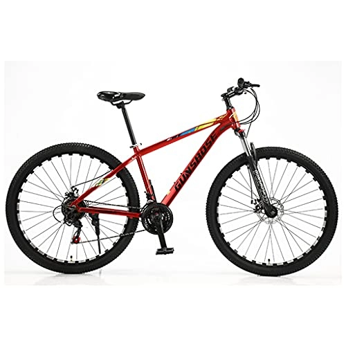 Mountain Bike : LHQ-HQ Adult Mountain Bike, 29" Wheel, 21 Speed, Fork Suspension, Disc Brake, Aluminum Alloy Frame, MTB Bikes Suitable for Height 5.5-6.5Ft