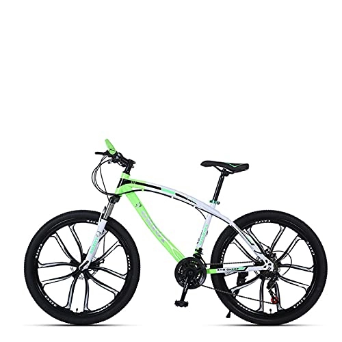 Mountain Bike : LHQ-HQ Mountain Bike 26" Wheels Adult Bike 21 Speed MTB Bicycle Dual Disc Brake Loading 150Kg Multiple Colors, d