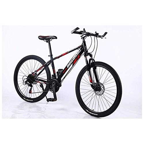 Mountain Bike : LHQ-HQ Outdoor sports Aluminum 26" Mountain Bike with Dual DiscBrake 2130 Speeds Drivetrain, 4 Colors for Men And Women Outdoor sports Mountain Bike (Color : Black, Size : 30 Speed)
