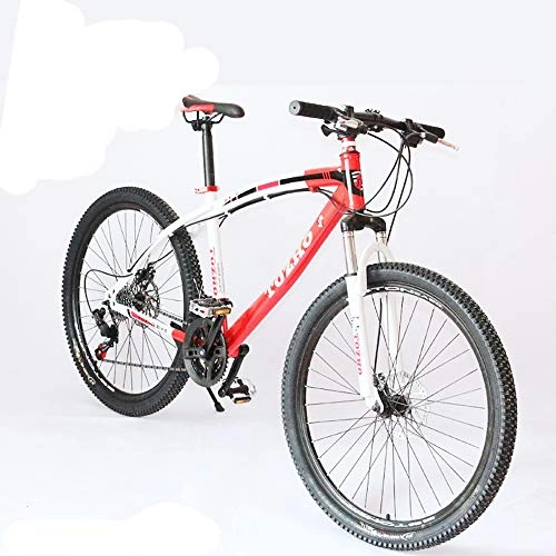 Mountain Bike : Link Co High-Tensile Brake Mountain Bike 26 Inches 27-Speed 30 Speed Change Kit, Red