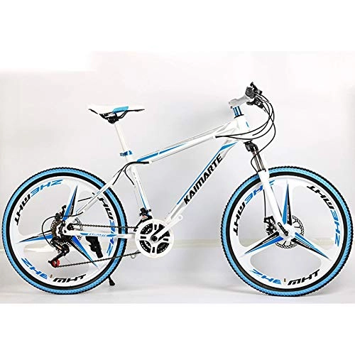 Mountain Bike : Link Co Mountain Bike 24-Inch 27-Speed Disc Brake, White
