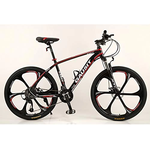 Mountain Bike : Link Co Mountain Bike 26 Inch 30-Speed Off-Road Mountain Bike, Red