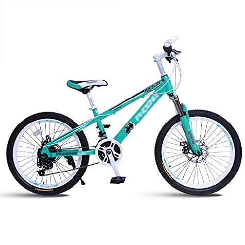 Mountain Bike : LiRuiPengBJ Children's bicycle 20 / 22 Inch Inch Kids Mountain Bike, 21-Speed Double Disc Brake with Adjustable Seat Suspension Fork Commuter City Bicycle (Size : 20inch)