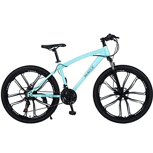 Mountain Bike : LiRuiPengBJ Children's bicycle 24 / 26 Inch Mountain Bike Mountain Trail Bike, High Carbon Steel Bicycles 24 Speed ​​Dual Disc Brake for Adults (Color : Style1, Size : 26inch27 speed)
