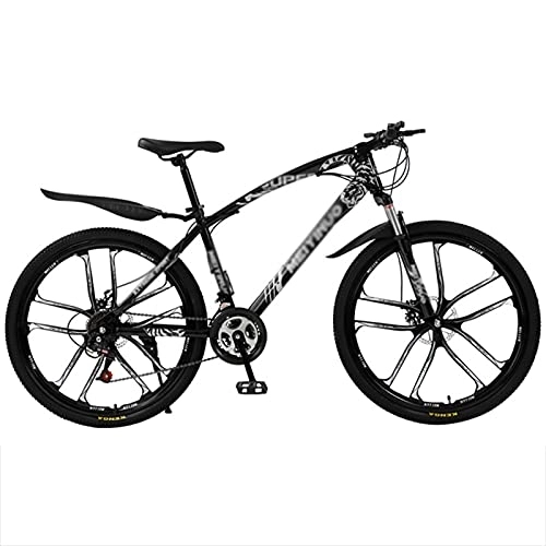 Mountain Bike : LiRuiPengBJ Children's bicycle 26 Inch Mountain Bicycle 21 Speed Shifters Mountain Bike Steel Frame With Shock Absorbers For Youth Adult (Color : Style3, Size : 26inch27 speed)