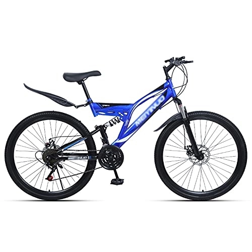 Mountain Bike : LiRuiPengBJ Children's bicycle 26 Inch Mountain Bike 21 Speed for Youth Adult Aluminum Steel Frame with Shock Absorbers Mountain Bicycle for Men and Women (Color : Style4, Size : 26inch27 speed)