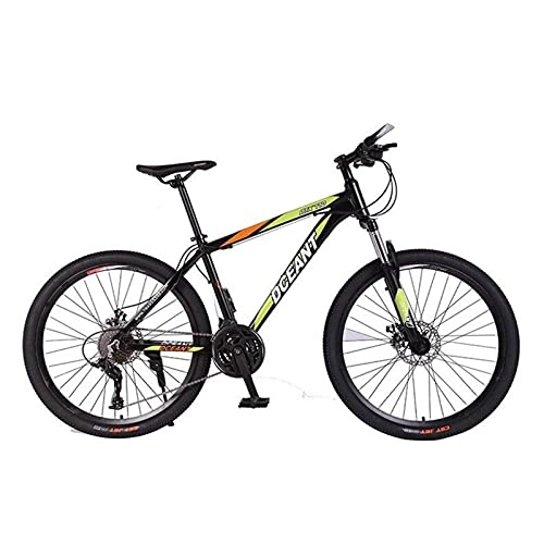 Mountain Bike : LIUXR Mountain Bike, Aluminum Frame 21 Speeds MTB Bike with Double Disc Brake Suspension Fork, for Man / Woman / Teenager, D_26inch