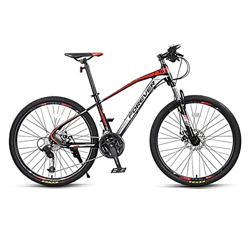 Mountain Bike : LLF 27.5 Inch Mountain Bike 27 Speed for Youth / Adult，Dual Disc Brakes Aluminum Steel Frame MTB Bicycle Trail Bike(Size:27.5inch 27 Speed, Color:D)