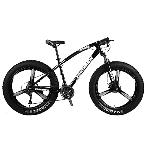 Mountain Bike : LLF Youth / Adult Mountain Bike, Lightweight High Carbon Steel Frame, 7-30 Speeds Options, 26Inch Wheels, Multiple Colors(Size:21 speed, Color:Black)
