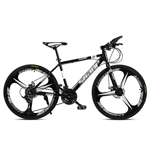 Mountain Bike : LWZ Mountain Bike 26 Inch MTB Bikes for Men / Women City Commuter Bike High Carbon Steel Exercise Bikes 24 Speed Dual Disc Brake Bicycle