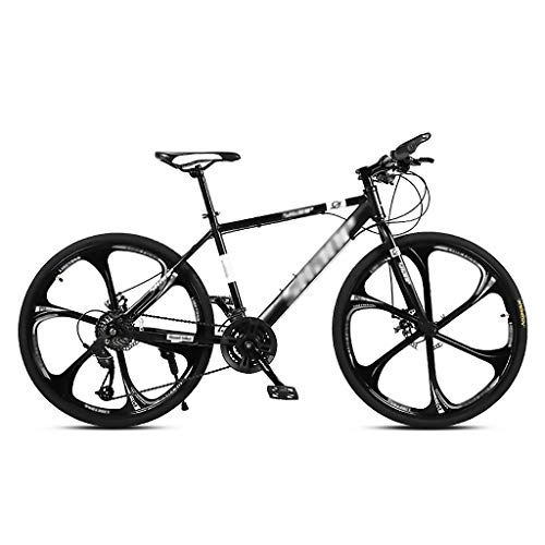 Mountain Bike : LWZ Youth and Adult Mountain Bike Carbon Steel Mountain Bicycle 24 Speeds 26 Inch Wheels Road City Commuter Bike Multiple Colors