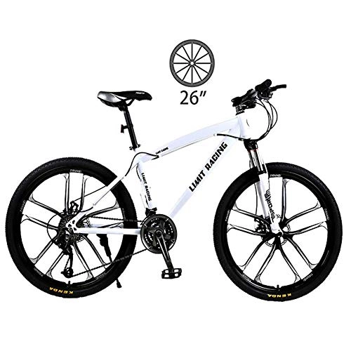 Mountain Bike : LXDDP 26-Inch Mountain Bike, Double Brake Bicycle, Shock-Absorbing Off-Road Racing Bike, Student Variable Speed Off-Road Double Cycling for Men and Women