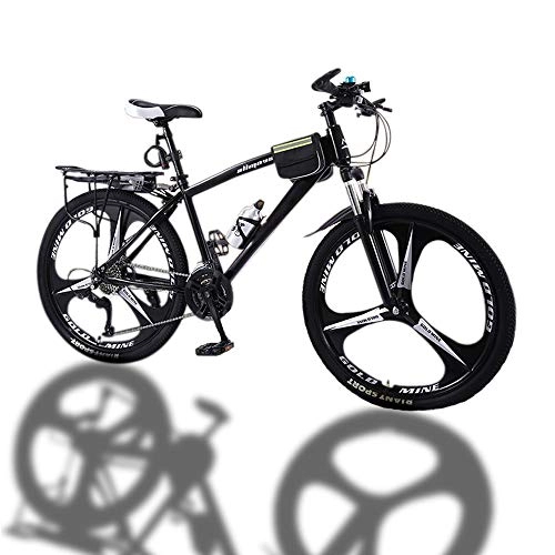 Mountain Bike : LXLCZ High Carbon Steel bicycle Aluminum alloy Full Mountain Bike 26Inch 24Speed full suspension MTB for Adult Mens or Womens Speed Dual Disc Brakes