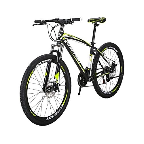 Mountain Bike : LZBIKE BICYCE X1-27.5 Mountain Bike 21Speeds Dual Disc Brake Mountain Bicycle Yellow