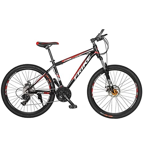 Mountain Bike : LZZB Mountain Bike 21 / 24 / 27 Speed 26 Inches Wheels Dual Disc Brake Aluminum Frame MTB Bicycle Suitable for Men and Women Cycling Enthusiasts(Size:24 Speed) / 21 Speed