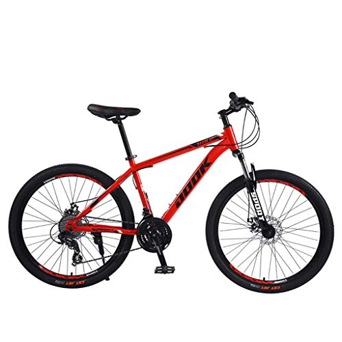 Mountain Bike : MAKEMONEYANDLOVE Speeds Mountain Bikes Bicycles Lightweight Alloy Frame with Parts And Disc Brake, Orange