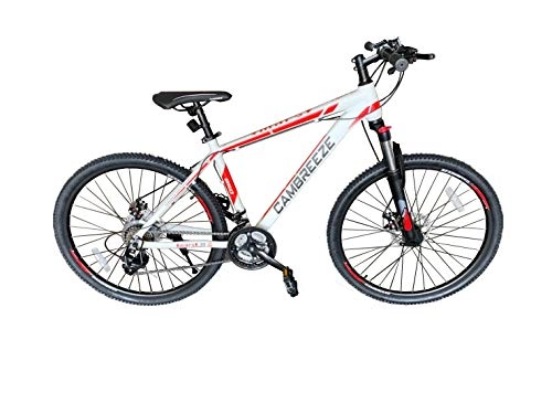Mountain Bike : Mars Cycles Unisex's Y660 Mountain Bike / Bicycles 26'' Wheel Lightweight Aluminium Frame 21 Speeds Shimano Disc Brake, White, 26