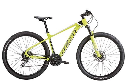 Mountain Bike : MBM QUARX 29' Disk BR. MTB all 24S SUSP F Bike Unisex Adult, Lime A44, 48