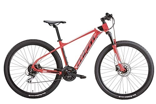Mountain Bike : MBM QUARX 29' Disk BR. MTB all 24S SUSP F Bike Unisex Adult, Red A20, 53