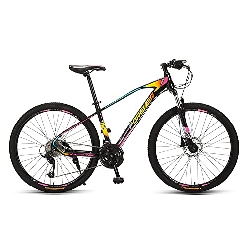 Mountain Bike : MDZZYQDS 27.5 Inch Mountain Bike 27 Speed MTB Bicycle for Men, Front and Rear Disc Brake, Bicycle for Boys, Girls, Men and Women Suitable from 160-195 cm, Bike weight: 15.5KG