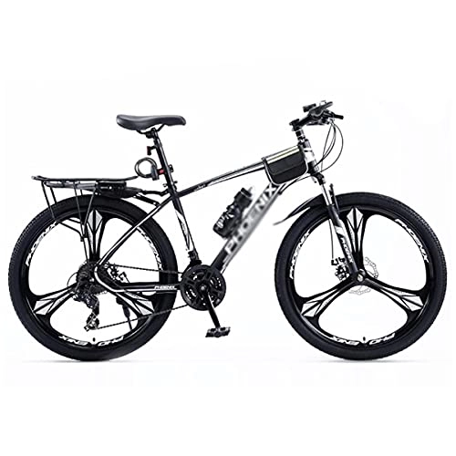 Mountain Bike : MENG Mountain Bike / Bicycles 27.5 in Wheel Carbon Steel Frame 24 Speeds Dual Disc Brake for Boys Girls Men and Wome / Black / 27 Speed