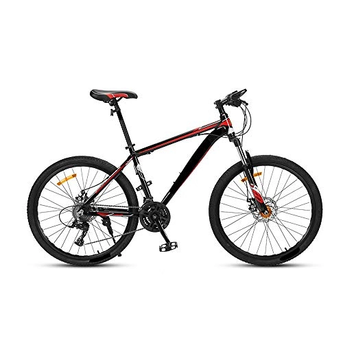Mountain Bike : MH-LAMP Mountain Bike Disc Brakes Set, Bike 26 Inch, Steel Frame Material Mountain Bikes, MTB Forks Suspension, Quick Release Seat, Height Adjustable, 24speed