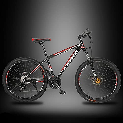 Mountain Bike : MIAOYO 26 Inch Damping Road Racing MTB, Freestyle Variable Speed Full Suspension Frame Mountain Bike, Trekking Bike Mountain Bicycle For Adult(Disc Brake), A, 26