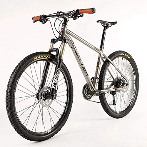 Mountain Bike : MIRC Customized version of ultra-light titanium mountain bike, casual mountain bike, high-performance mountain bike, stepless mountain bike, Modified mountain bike, Hard mountain bike