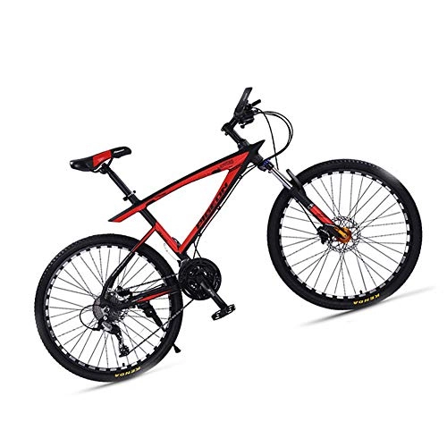 Mountain Bike : MIRC Ultra-light shift mountain bike, 26-inch adult intelligent speed-shift ultra-light bicycle, 26-inch / 33-speed student / adult double shock-absorbing downhill mountain bike, Red