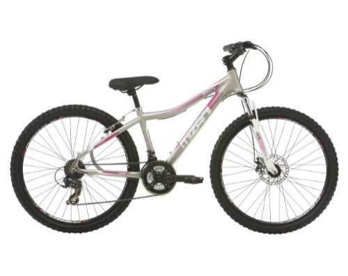 Mountain Bike : Mizani Women's Sunset FD Mountain Bike - Silver, 17 Inch