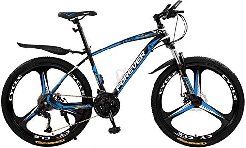 Mountain Bike : MJY Bicycle Bicycle, 26 inch 21 / 24 / 27 / 30 Speed Mountain Bikes, Hard Tail Mountain Bicycle, Lightweight Bicycle with Adjustable Seat, Double Disc Brake 7-10, 24 Speed