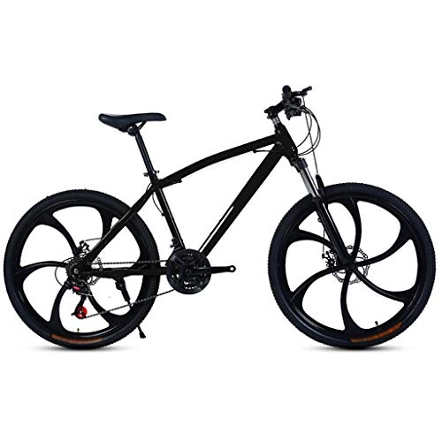 Mountain Bike : MLX Mountain Bike, 21 / 24 / 27 / 30 Speed Bike Adult, 26 Inches Unisex Shift Road Bike LQSDDC (Color : C2, Size : 21 speed)
