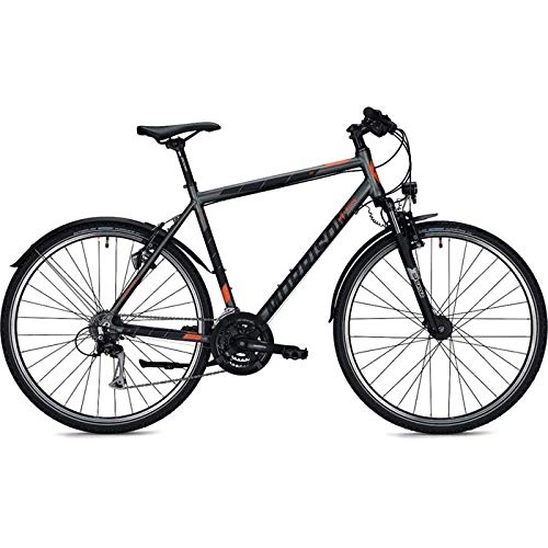 Mountain Bike : Morrison X 2.0 Men's Dark Grey / Orange Matt 50 cm