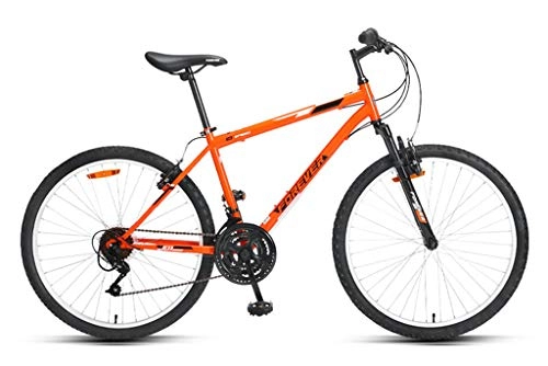 Mountain Bike : Mountain Bike 18-speed 26-inch Variable Speed Cross-country Men And Women Daily Work Sports Fitness Bicycle High Carbon Steel Frame A
